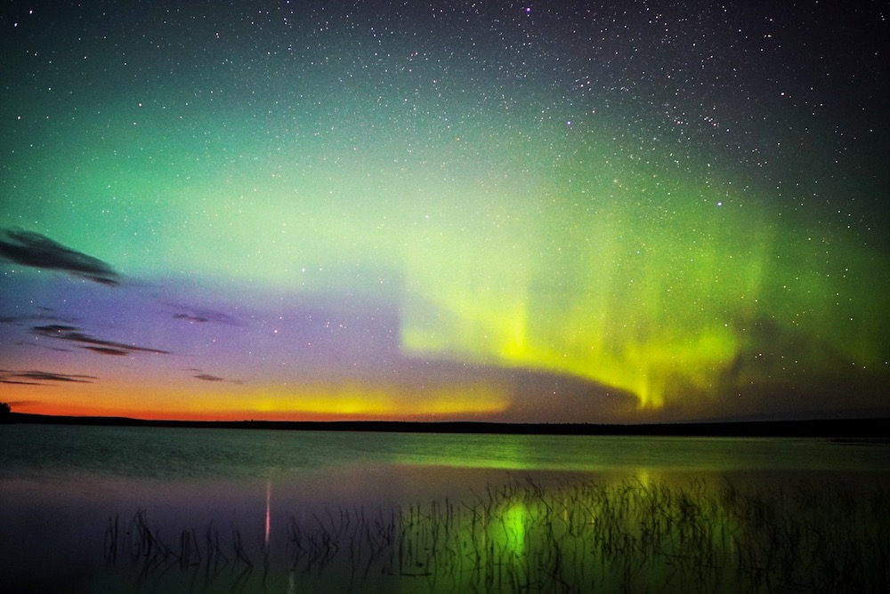 An autumn Northern Lights tour in Rovaniemi