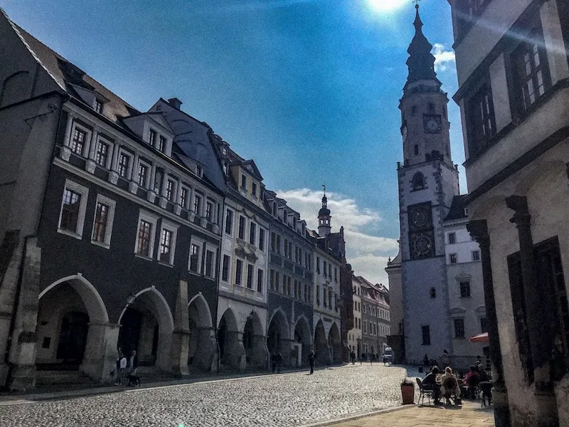 A quiet and serene Gorlitz town centre is among best places near Wrocław