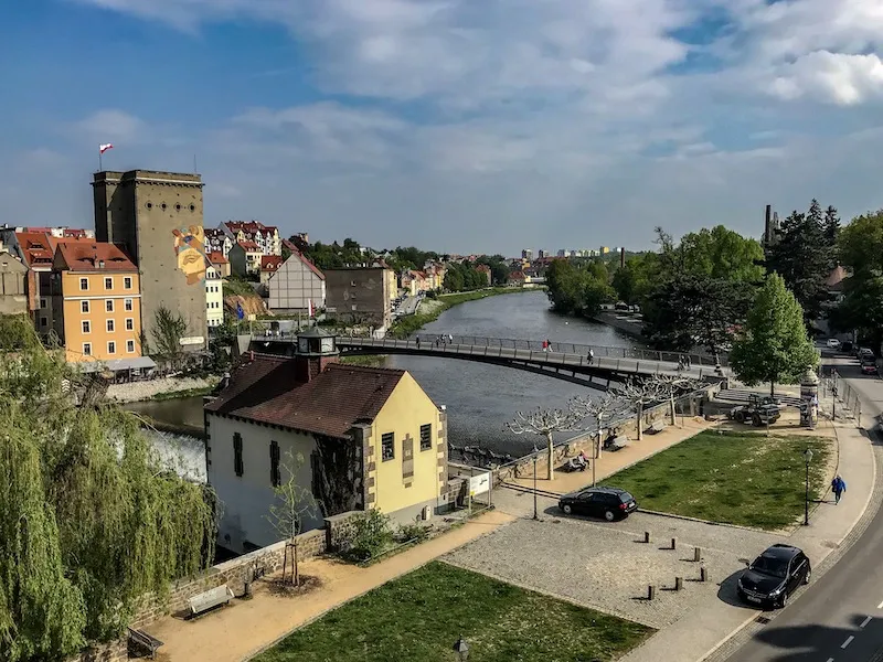 View from Gorlitz town centre which is among best places near Wrocław