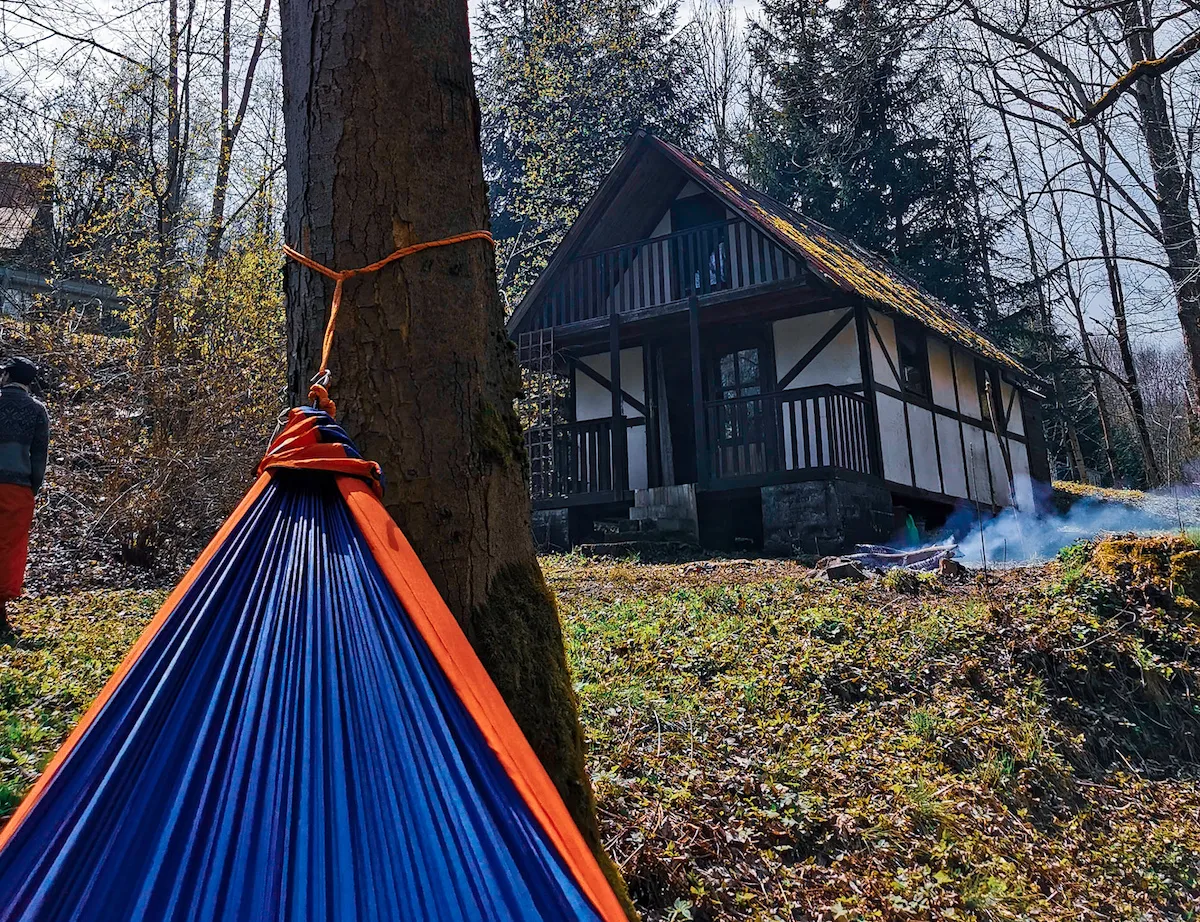 Cabin stay near Bystrzyca River, outdoor activities near Wrocław