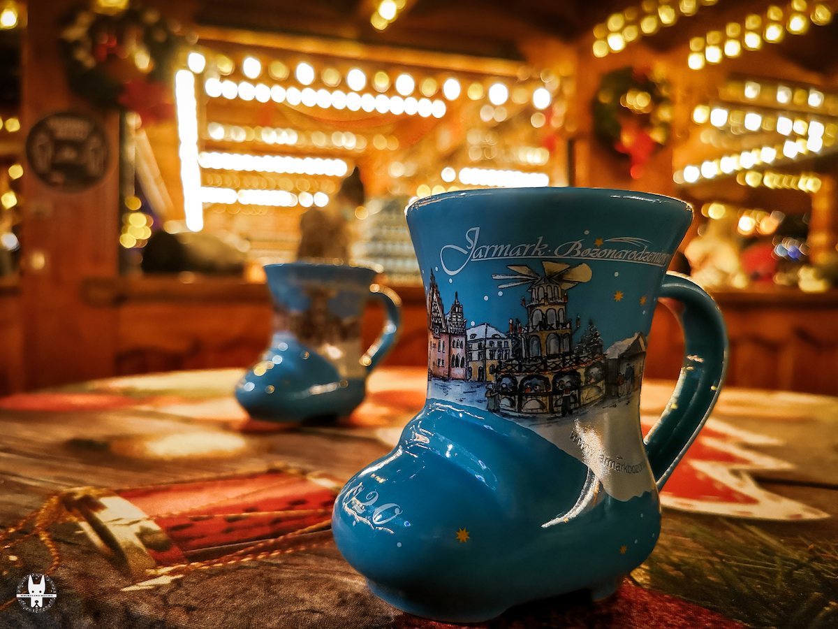 Mulled winę in Christmas market in Wrocław