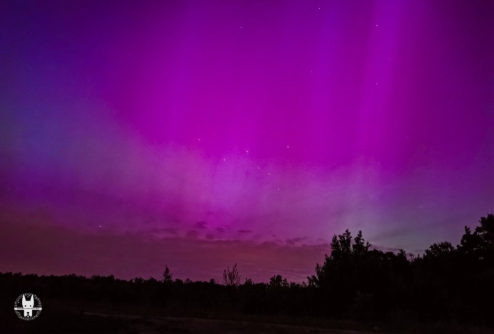 G5 Geomagnetic Storm Northern Lights in Wroclaw