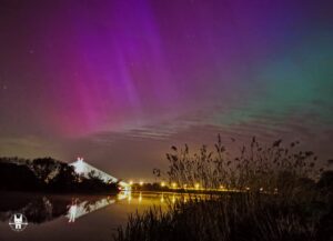 G5 Geomagnetic Storm Northern Lights in Wroclaw