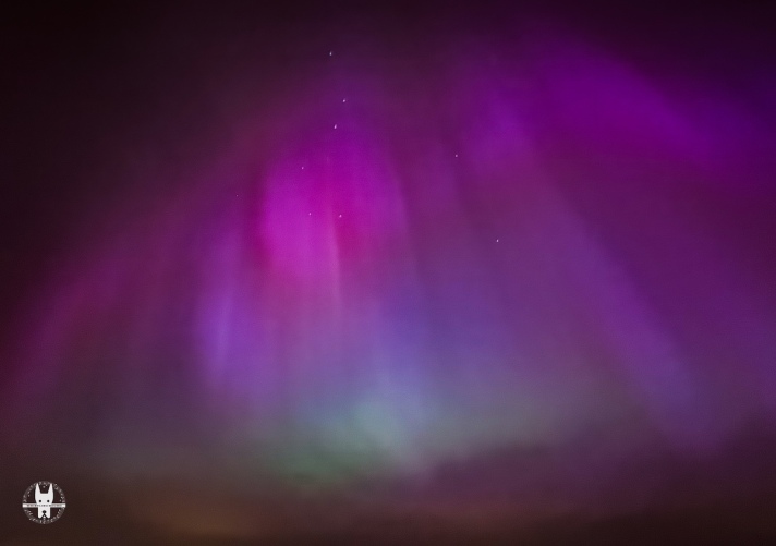 G5 Geomagnetic Storm Northern Lights in Wroclaw
