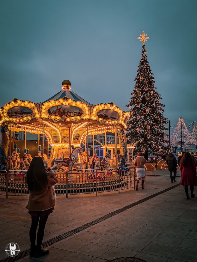Capturing a snap in Poznan Christmas Market during From Poland With Love organised at Poznań Congress Center