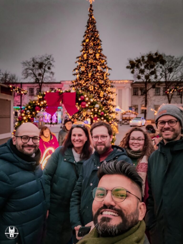 A walking to Poznan Christmas Market during From Poland With Love organised at Poznań Congress Center