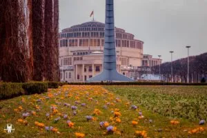 Exploring Hala stulecia on a Wrocław bike tour