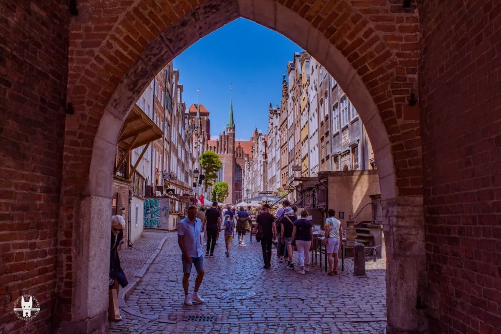 The iconic Mariacka street in Gdansk