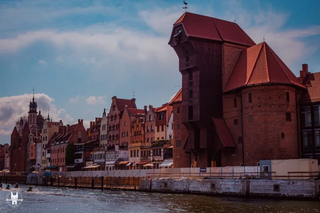 The historical Gdansk Crane