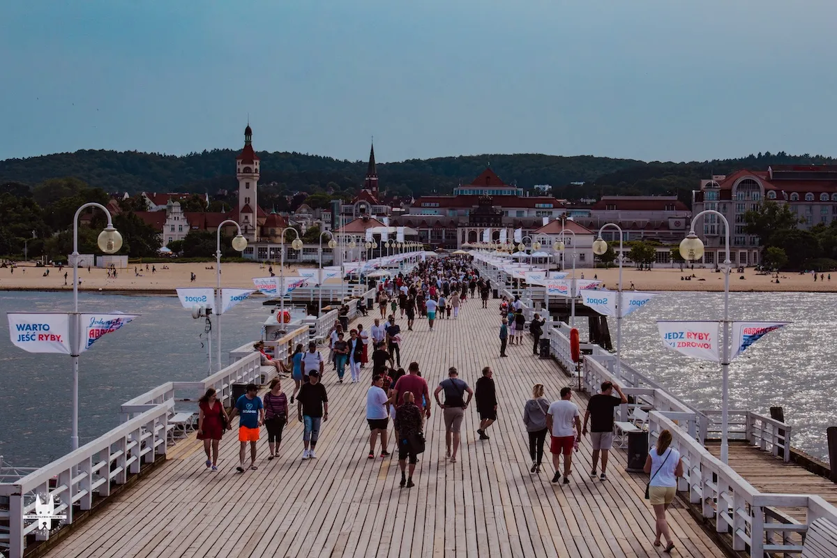 Sopot pier beautiful view