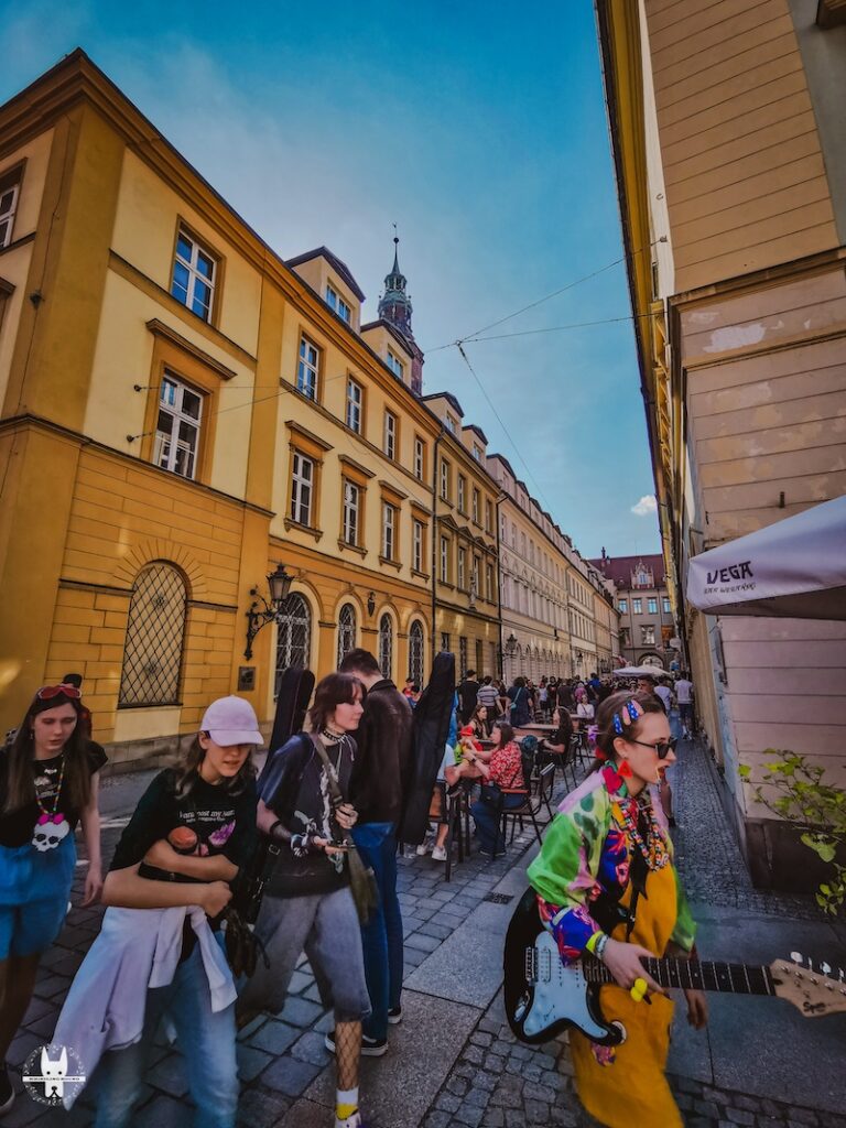 Guitarists at the Guitar World Record 2025 festival in Wrocław