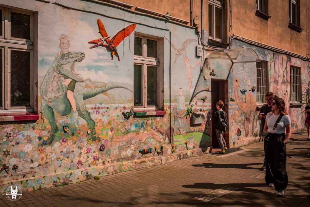 Nadodrze Kolorowe Podwórka has best Wrocław Hidden Art Courtyards