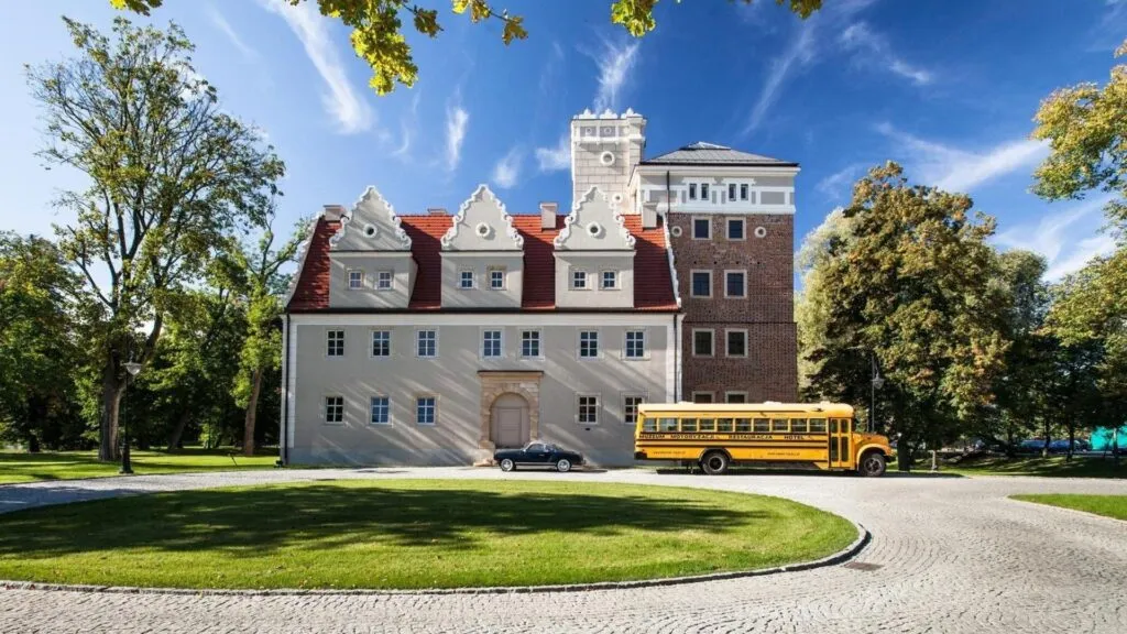 Zamek Topaz castle view near Wroclaw