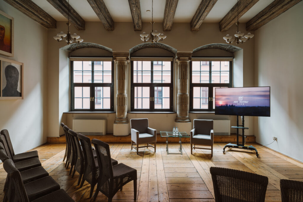 Meeting hall at Art Hotel Wrocław Poland for group events