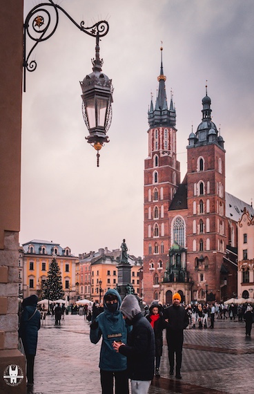 Main Square during private Kraków walking tour with local guide