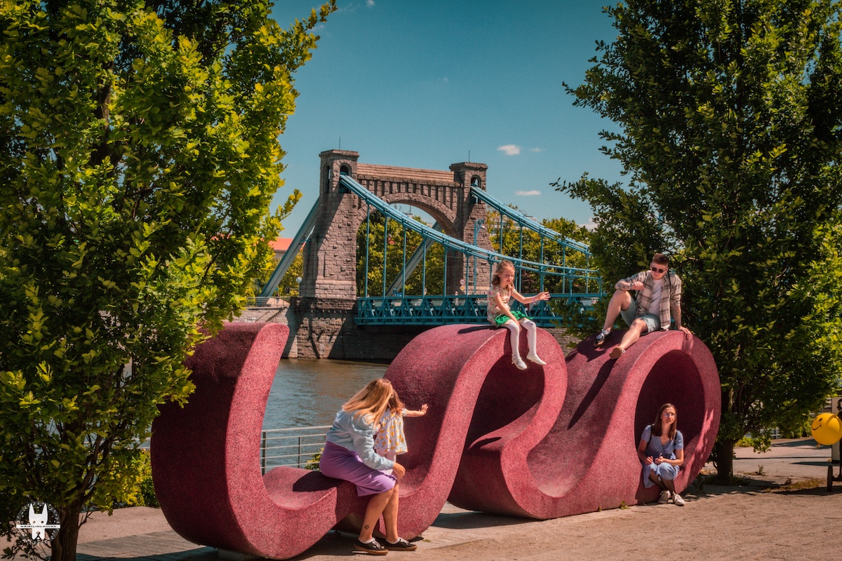 Wrocław riverside on a hidden gems walking tour