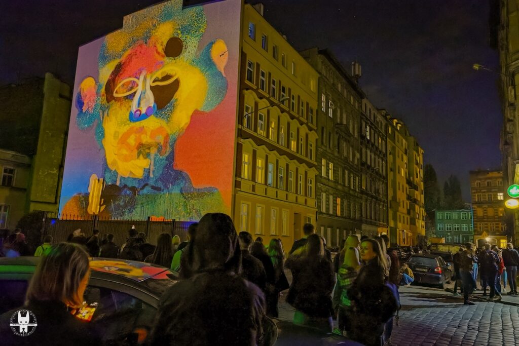Kinomural Wrocław projections in Nadodrze Cover