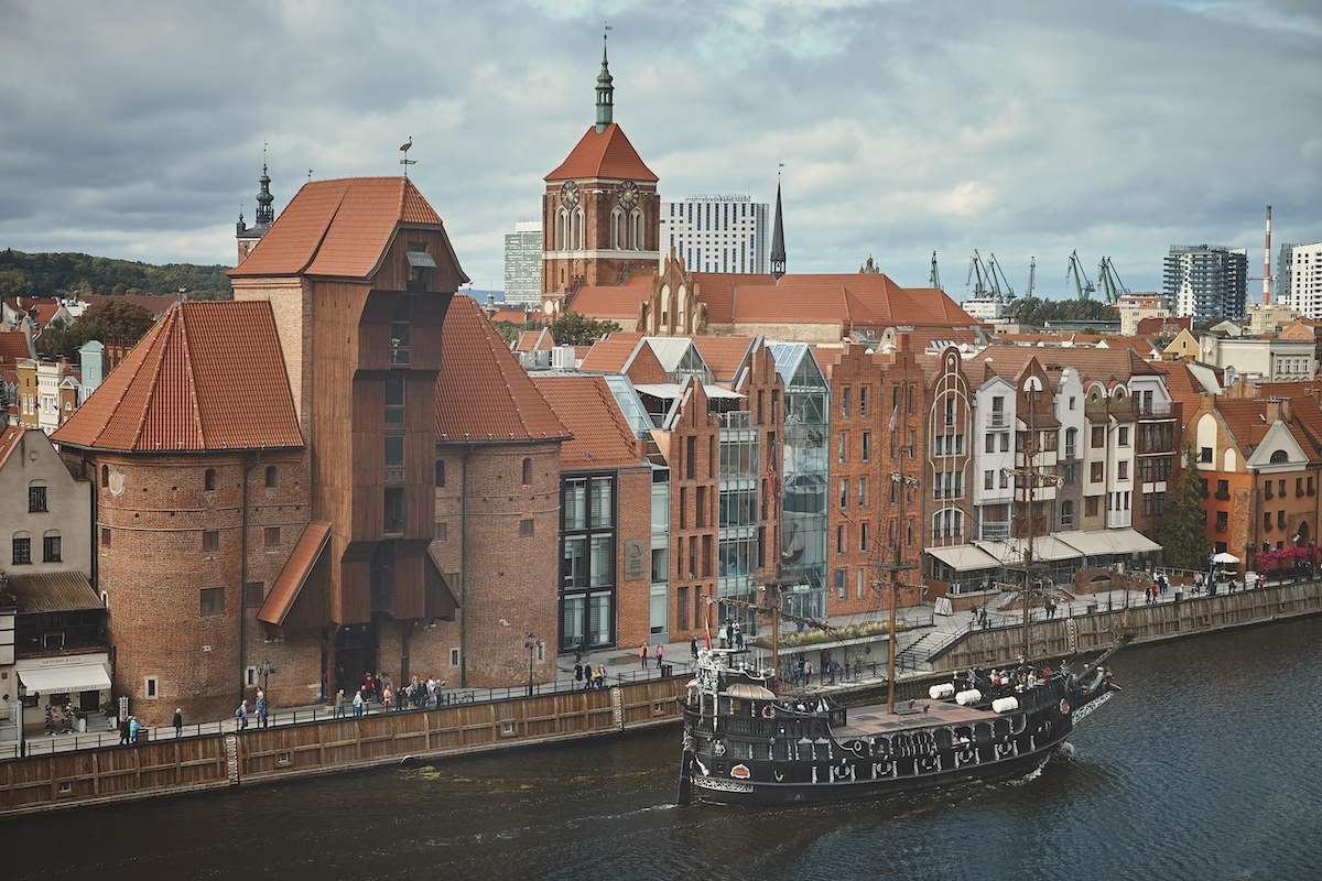 Gdnask Old Town captured during the Spotlightlight on Poland 2025