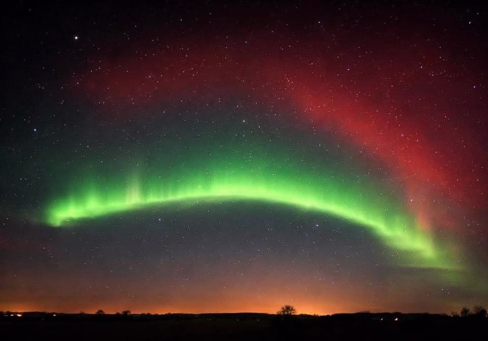 Geomagnetic Storm Northern Lights in Lower Silesia in January 2026